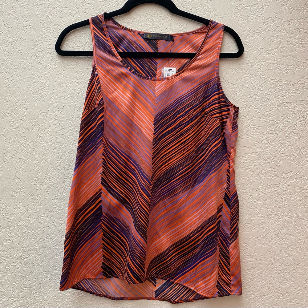 The Limited, Outback Red, Sleeveless Blouse, Small